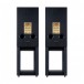 Wharfedale Linton Speakers with Stands (Pair), Black Oak Rear View