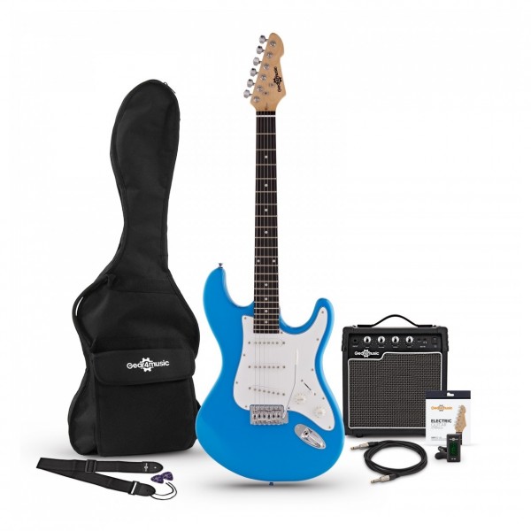 LA Electric Guitar by Gear4music, Blue