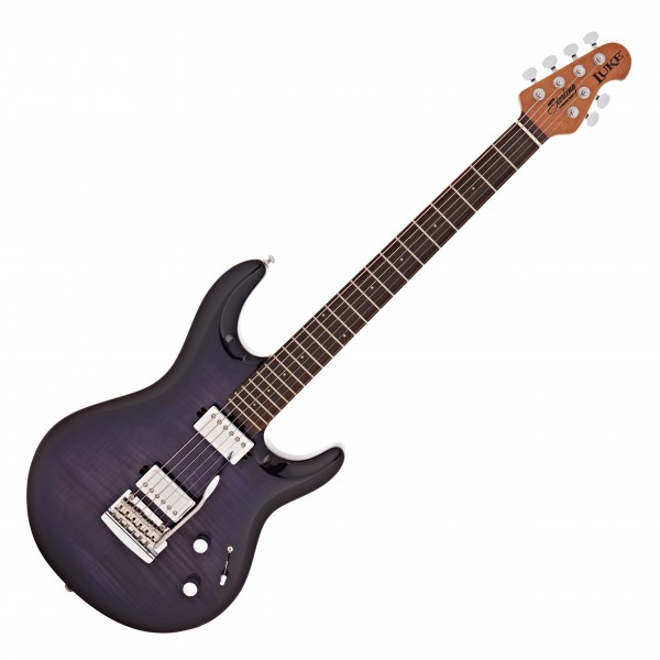 Guitare Électrique Sterling By Music Man LK100 Steve Lukather - Finition Blueberry Burst Avec Housse