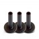 No Nuts Cymbal Sleeves 3pk, Black
