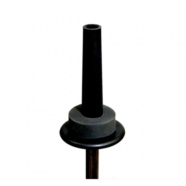 No Nuts Cymbal Sleeves 3pk, Black - Mounted