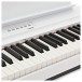 Yamaha P125 Digital Piano, White close2