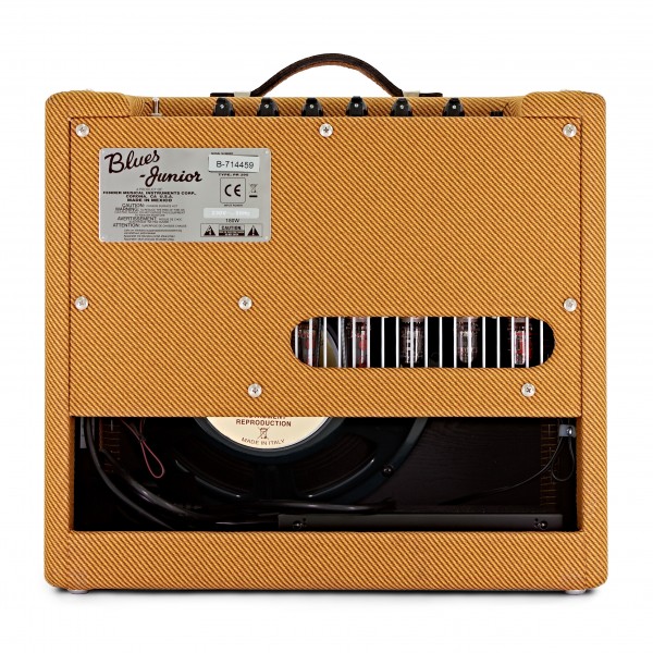 Fender Blues Junior LTD Combo, Lacquered Tweed back