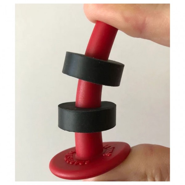 No Nuts CymRing 6pk, Black - Multi cymbal setup