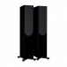 Monitor Audio Silver 300 7G floorstanding speakers, black - with grilles
