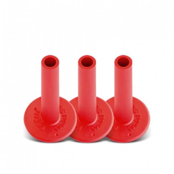 No Nuts Cymbal Sleeves 3pk, Red