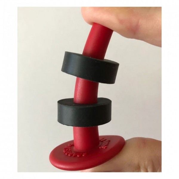 No Nuts CymRing 6pk, Black - Multi cymbal setup