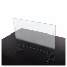 Steinigke Transparent Acrylic Hygiene Wall, 80 x 60cm