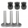 No Nuts Cymbal Sleeves 3pk w/CymRings, Silver