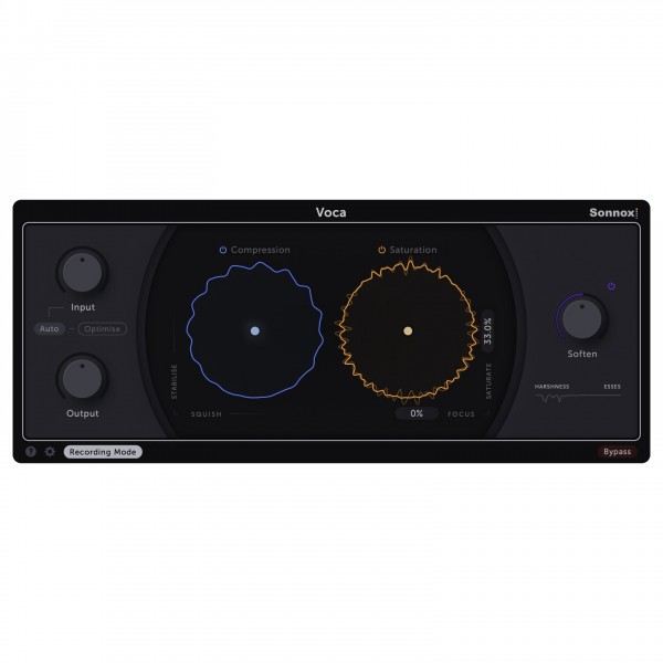 Sonnox Toolbox Voca - Recording Mode