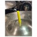 No Nuts Cymbal Sleeves 3pk, Yellow - Mounted