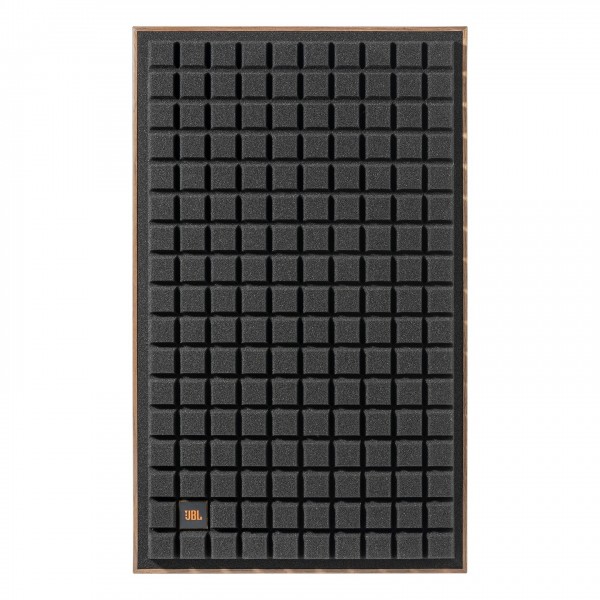 JBL L100 Mk2 Classic 3-Way Stand Mount Speaker, Black Grille Attached
