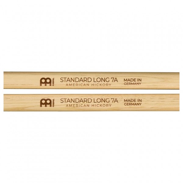 Meinl Standard Long 7A American Hickory Acorn Wood Tip, Pair - Logo