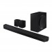 Samsung Q-Symphony Q990B Dolby Atmos Soundbar and SubWoofer and Rear Speakers High View