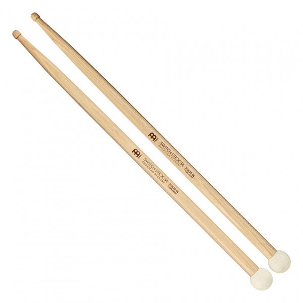 Meinl Switch Stick 5A, Drumstick Hickory Hybrid Wood Tip, Pair