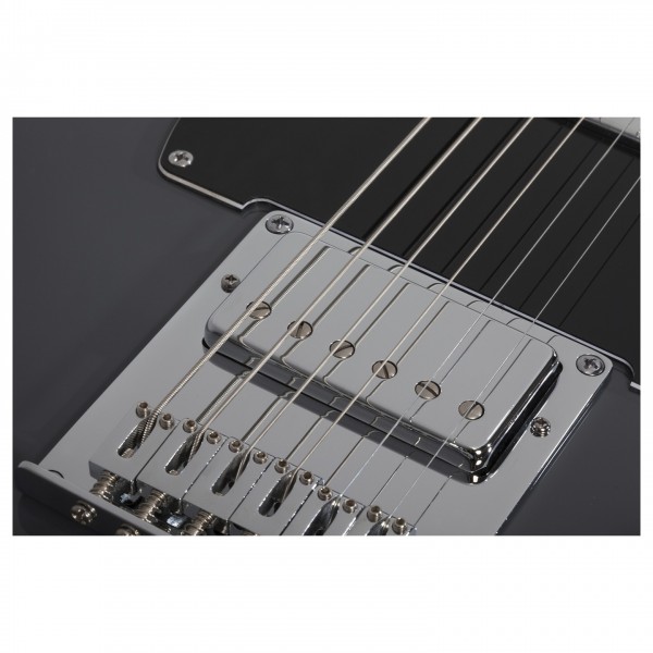 Schecter PT EX, Dorian Gray - Bridge Pickup Closeup 