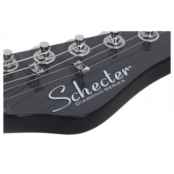 Schecter PT EX, Dorian Gray - Headstock Logo