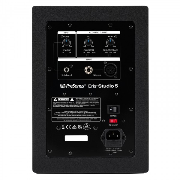 PreSonus Eris Studio 5 - Rear (single)