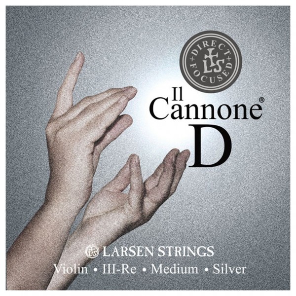 Larsen Il Cannone Violin D String, Direct and Focused