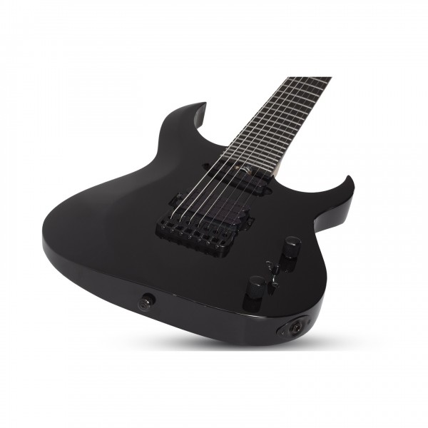 Schecter Sunset-7 Triad, Gloss Black - Body Flat