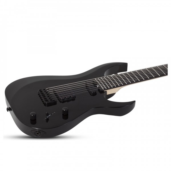 Schecter Sunset-7 Triad, Gloss Black - Body Side