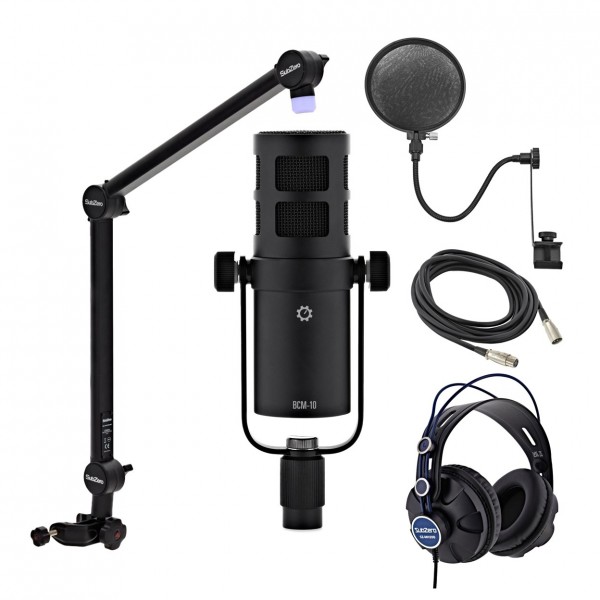G4M Dynamic Broadcast Microphone Professional Broadcaster Pack