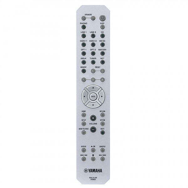 Yamaha R-N800A 100W Network Receiver, Silver Remote
