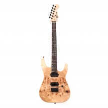Charvel Pro-Mod DK24 HH HT E Mahogany with Poplar Burl, Desert Sand - Ex Demo
