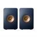 KEF LS50 Meta Special Edition Speakers (Pair), Royal Blue Front View 2
