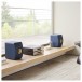 KEF LS50 Meta Special Edition Speakers (Pair), Royal Blue Lifestyle View