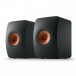 KEF LS50 Meta Speakers (Pair), Carbon Black Side View