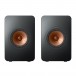 KEF LS50 Meta Speakers (Pair), Carbon Black Front View