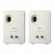 KEF LS50 Meta Speakers (Pair), Mineral White Back View