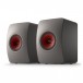 KEF LS50 Meta Speakers (Pair),Titanium Grey Side View