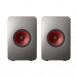 KEF LS50 Meta Speakers (Pair), Titanium Grey Front View