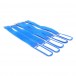 Gafer Tie Straps 5 Pack, Blue - Angled
