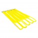 Gafer Tie Straps (5 Pack), Yellow - Angled