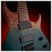 G4M 529 Pro Fanned Fret 7-String Electric Guitar, Ocean Fade