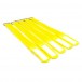 Gafer Cable Tie Straps (5 Pack), Yellow - Angled
