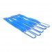 Gafer Cable Tie Straps (5 Pack), Blue - Angled
