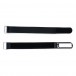 Gafer PL Tie Straps 25x400mm, Black - Front and Back