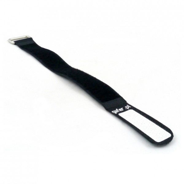 Gafer Cable Tie Straps, Black - Angled Single