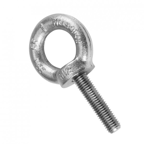 Steinigke M12 Eye Bolt, Stainless Steel - Angled 2