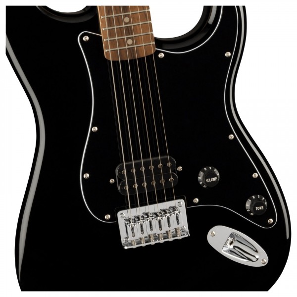 ギター Squier Affinity Stratocaster Black Squier FSR Affinity Stratocaster H HT, Black Pickguard, Black