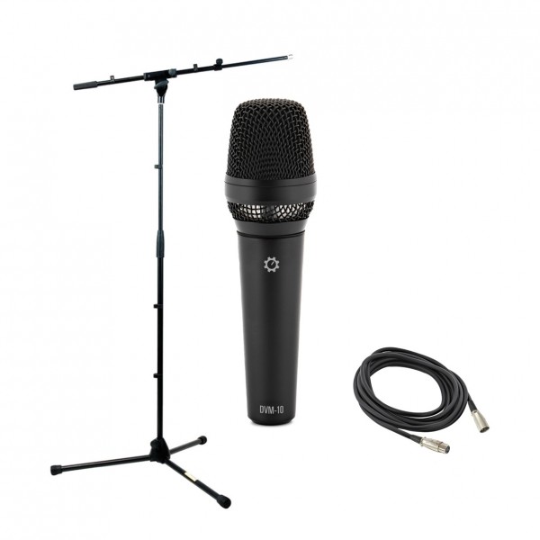 G4M Dynamic Vocal Microphone with Mic Stand and Cable