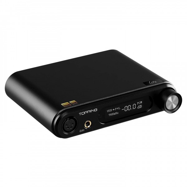Topping DX5 Lite DAC and Headphone Amp, Black