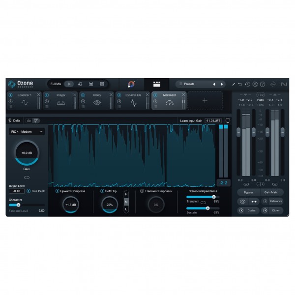 DTM・DAW iZotope Ozone11 Advanced DISC iZotope Ozone 11 Advanced at Gear4music