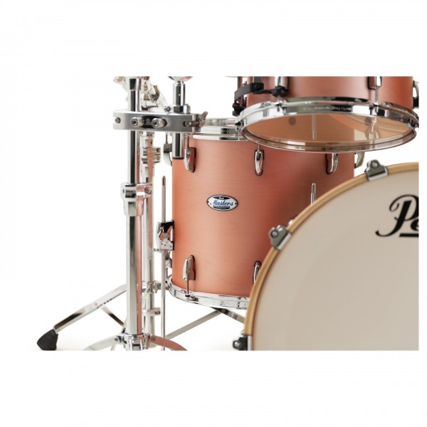 Pearl Masters MCT 22" 4pc Shell Pack w/Bag Set, Satin Sakura - Shell Detail