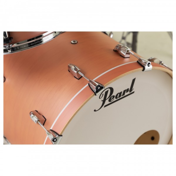 Pearl Masters MCT 22" 4pc Shell Pack w/Bag Set, Satin Sakura - Bass Drum
