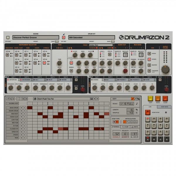 D16 Drumazon 2 - Strips view